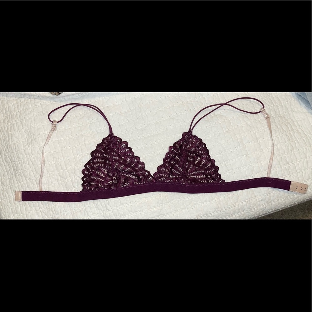 Maroon bralette